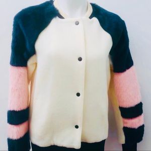 ZARA faux fur bomber jacket💞